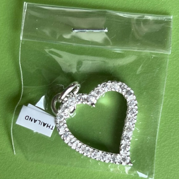 Sterling Silver 925 and CZ Heart Shaped Pendant Brand New in Packaging - Picture 4 of 4